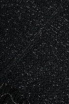 Dolce & Gabbana Black Cashmere Neck Warmer Wrap Shawl Scarf
