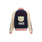 Valentino Multicolor Fleece Wool Bomber