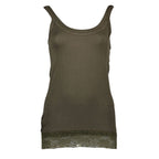 Silvian Heach Verde Cotton Women T-Shirt