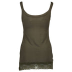 Silvian Heach Verde Cotton Women T-Shirt