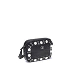 Valentino Garavani Black Calf Leather Bos Taurus Shoulder Bag