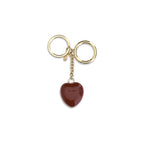 Valentino Garavani Bordeaux Brass Keychain