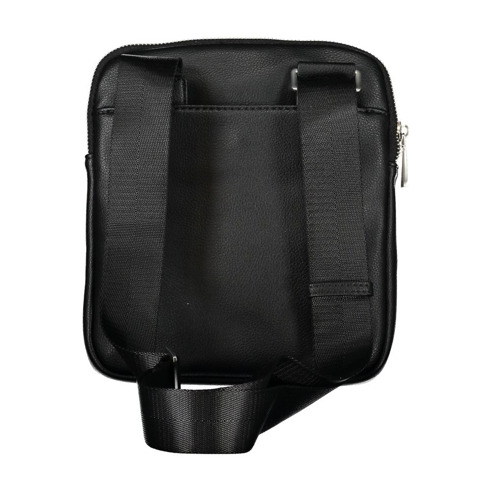 Guess Jeans Nero Poliuretano Men Shoulder Bag
