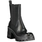 Calvin Klein Black Polyurethane Women Stivaletto