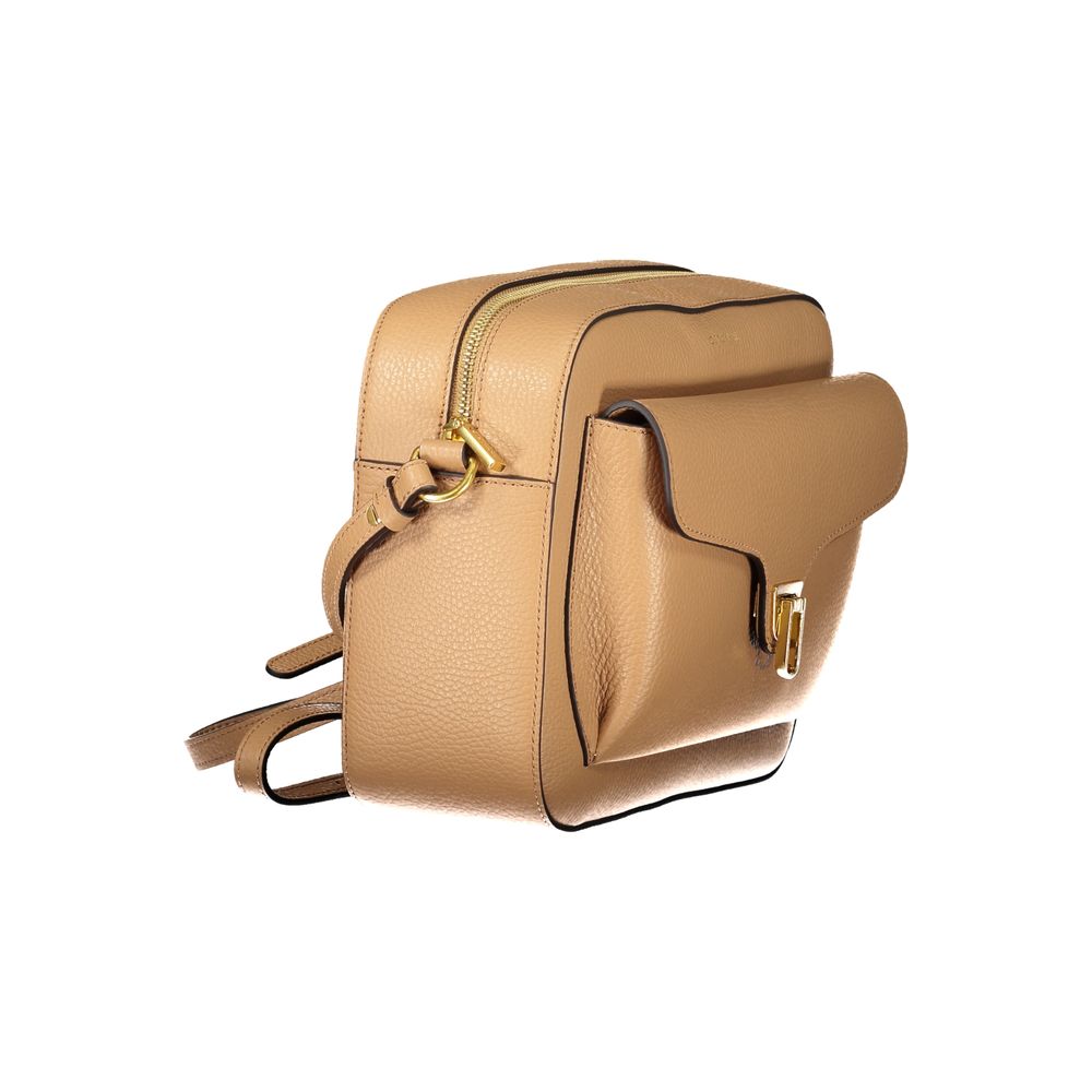 Coccinelle Marrone Leather Women Handbag