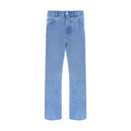 Marni Blue Cotton Straight-Leg Jeans