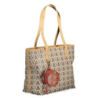 Mario Valentino Beige Polyurethane Women Handbag
