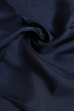 Dolce & Gabbana Dark Blue Silk Square Men Foulard Scarf