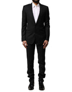 Dolce & Gabbana Blue MARTINI Wool Formal 2 Piece Suit