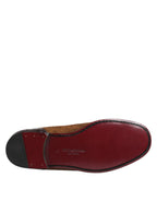Dolce & Gabbana Brown Loafers Leather Slip On Men Dress Shoes