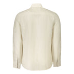 North Sails Beige Linen Men Shirt