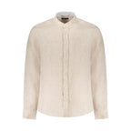 North Sails Beige Linen Men Shirt