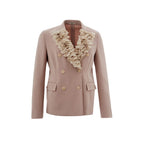 Lardini Gray Polyester Coat