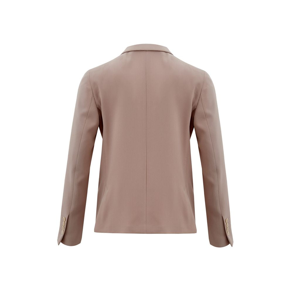 Lardini Gray Polyester Coat