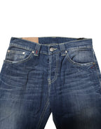 Dondup Blue Washed Skinny Fit Casual Men Denim Jeans