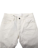 Dolce & Gabbana White Cotton Skinny Men Denim Jeans