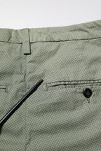 Dondup Green Mid Waist Skinny Fit Casual Pants