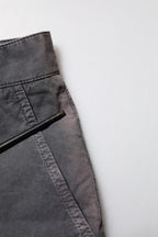 Dolce & Gabbana Dark Gray Cotton Stretch Denim Bermuda Shorts