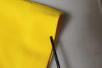Dolce & Gabbana Yellow Polyester Sleeveless Sheath Midi Dress