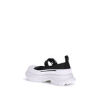 Alexander McQueen Black Rubber Ballet Flats