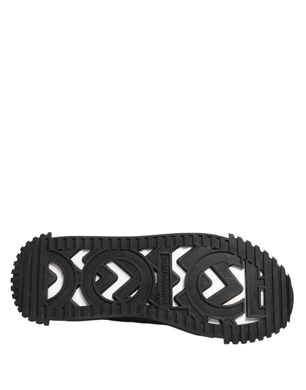 Dolce & Gabbana Black Logo Lace Up Low Top NS1 Sneakers Shoes