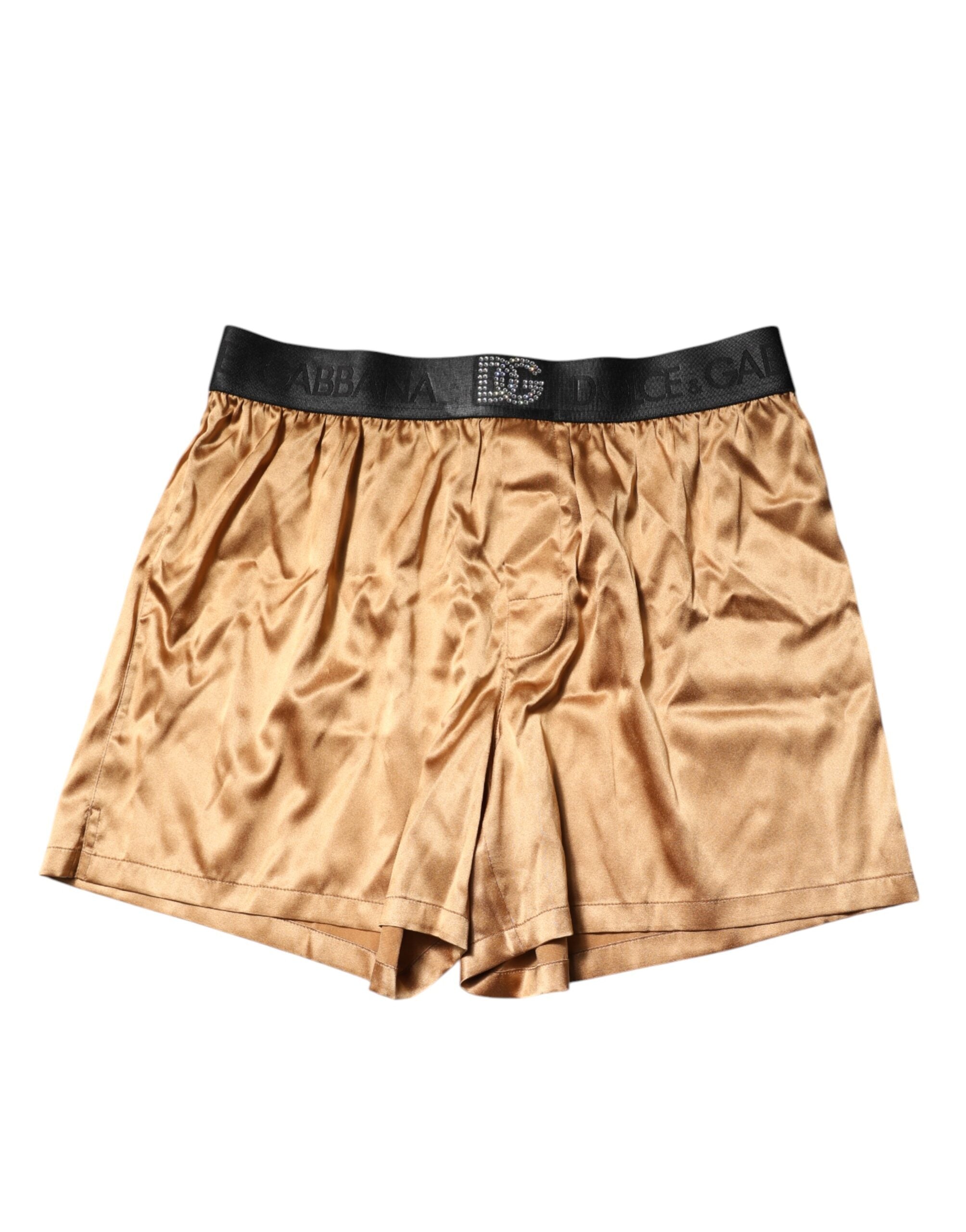 Dolce & Gabbana Beige Men Regular Boxer Eye Mask Set Underwear