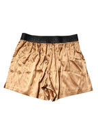 Dolce & Gabbana Beige Men Regular Boxer Eye Mask Set Underwear