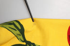 Dolce & Gabbana Yellow Cherry Print Jogger Sweatpants Pants
