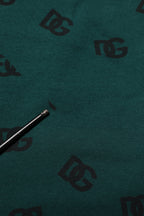 Dolce & Gabbana Green Logo Print Jogger Men Sweatpants Pants