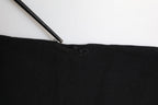 Dolce & Gabbana Black Cotton Crown Jogger Sweatpants Pants