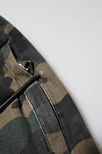 Dolce & Gabbana Brown Camouflage Cotton Men Jogger Pants