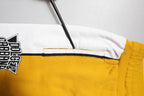 Dolce & Gabbana Yellow Cotton Drawstring Jogger Pants