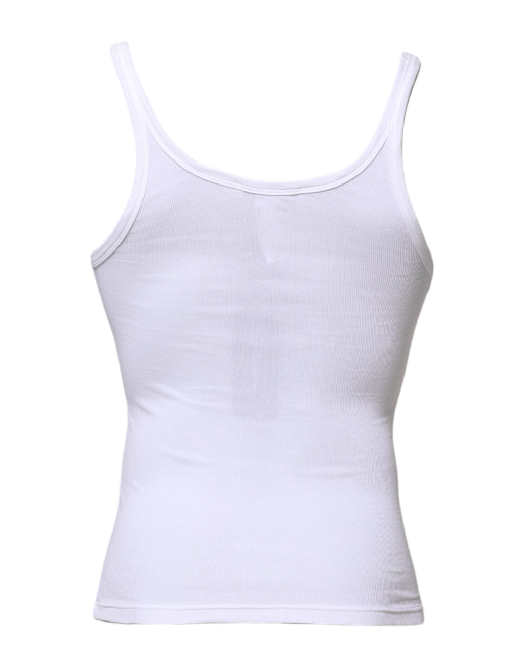 Dolce & Gabbana White Sleeveless Round Neck Men Tank T-shirt