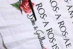 Dolce & Gabbana White Cotton Printed Sleeveless Round Neck Top