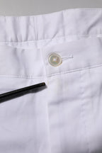 Dolce & Gabbana White Chinos Cotton Stretch Casual Shorts