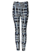 Dolce & Gabbana Multicolor Patchwork Skinny Denim Jeans
