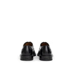Dior Black Leather Oxfords And Derbies