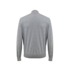 Gran Sasso Gray Cotton Cardigan