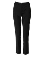 Dolce & Gabbana Black STAFF Mid Waist Tapered Pants