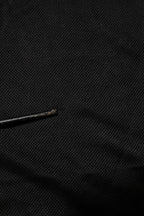 Dolce & Gabbana Black DG Silk Vneck Collared Men Polo T-shirt