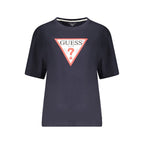 Guess Jeans Blue Organic Cotton Women T-Shirt
