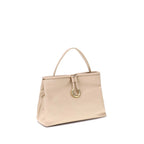 Coccinelle Beige Calf Leather Bos Taurus Handbag