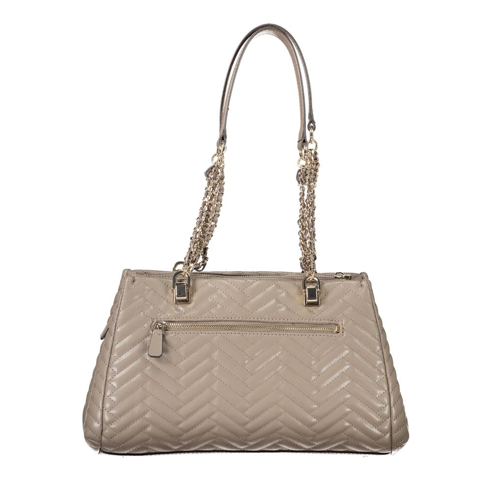 Guess Jeans Marrone Polyurethane Women Handbag