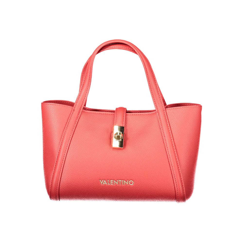 Mario Valentino Red Polyurethane Women Handbag