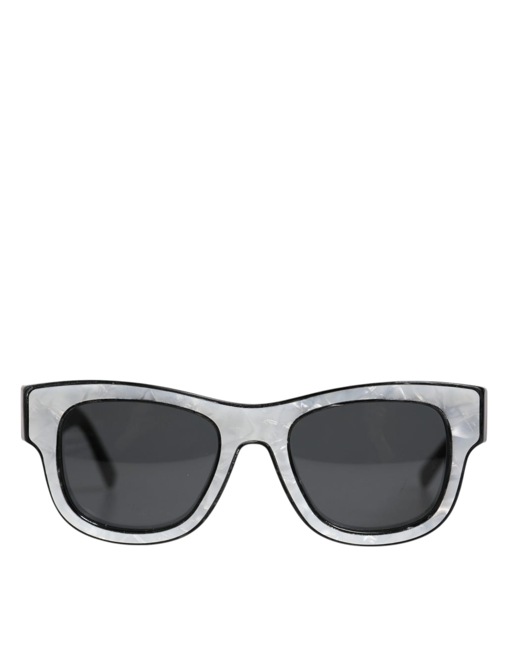 Dolce & Gabbana Pearl White Acetate Frame DG4379 Domenico Shade Sunglasses