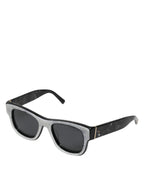 Dolce & Gabbana Pearl White Acetate Frame DG4379 Domenico Shade Sunglasses