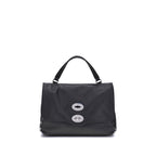Zanellato Black Calf Leather Bos Taurus Shoulder Bag