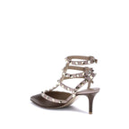 Valentino Garavani Brown Calf Leather Bos Taurus High Heel Pumps