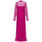 PINKO Purple Nylon Women Dress
