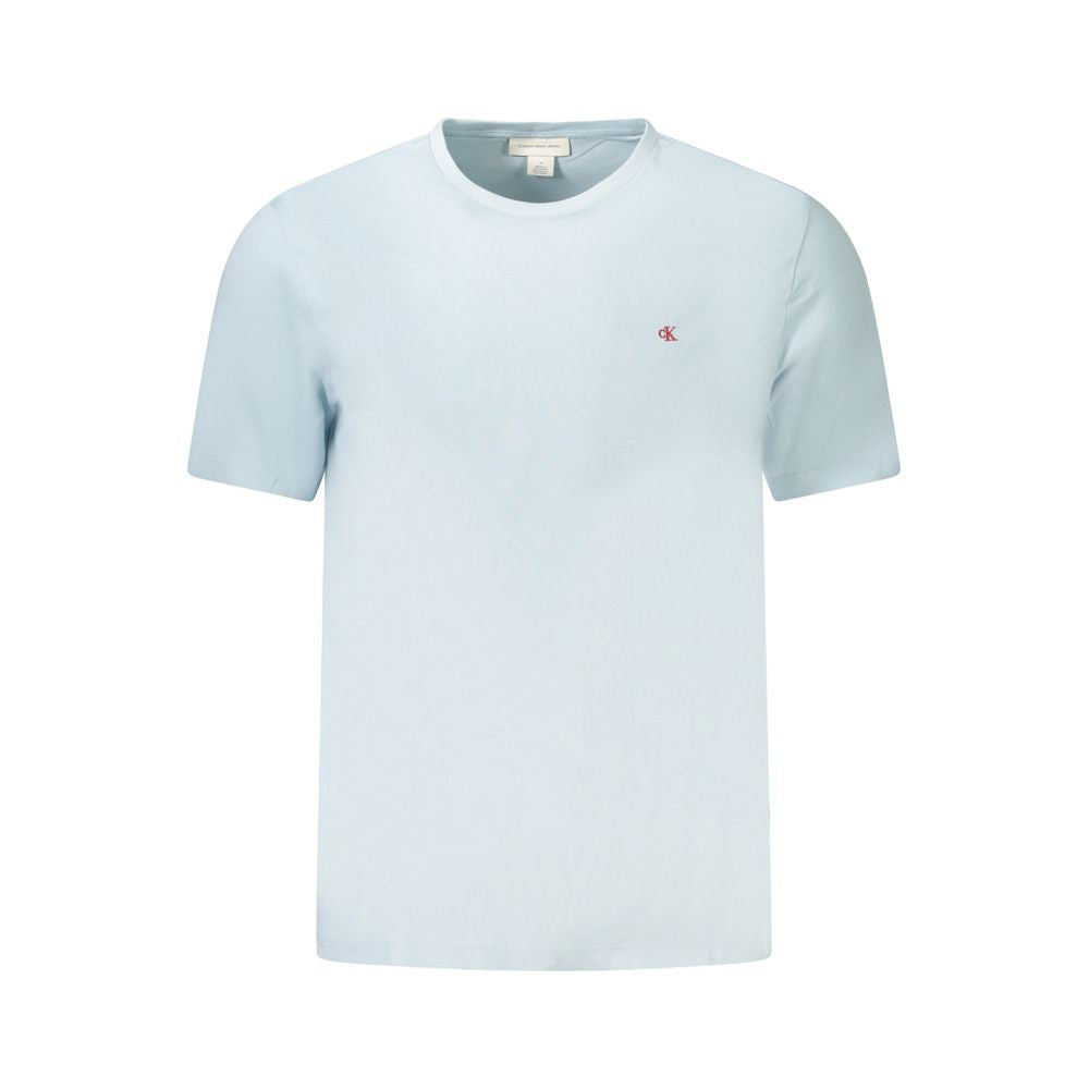 Calvin Klein Blue Cotton Men T-Shirt